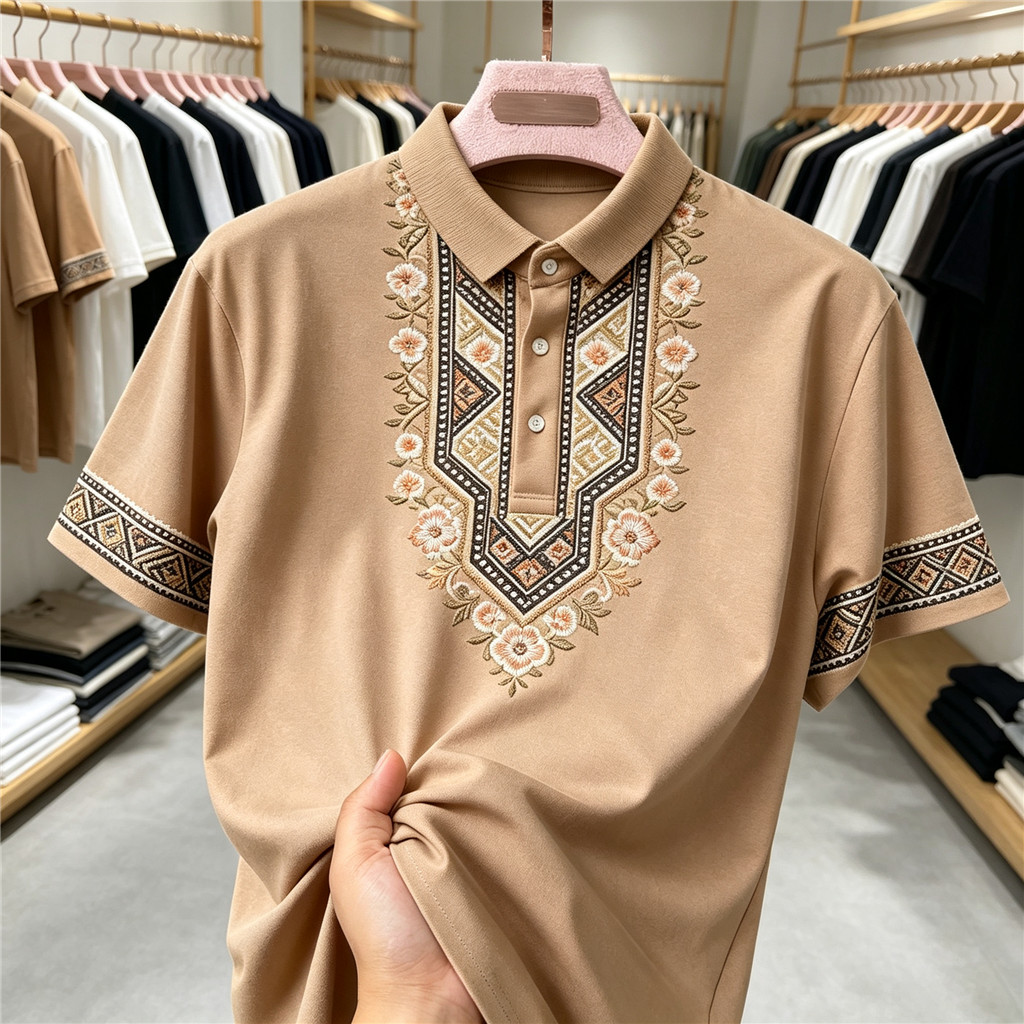 2026 Aidilfitri สบายและใช้งานได้จริงเสื้อโปโลสีล่าสุด Skim Vibrant Lime ทําให้ง่ายแบบดั้งเดิม Badick