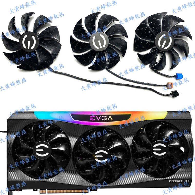 EVGA EVGA RTX3070 3070ti 3080 3080ti3090 พัดลมการ์ดกราฟิก PLD09220S12H