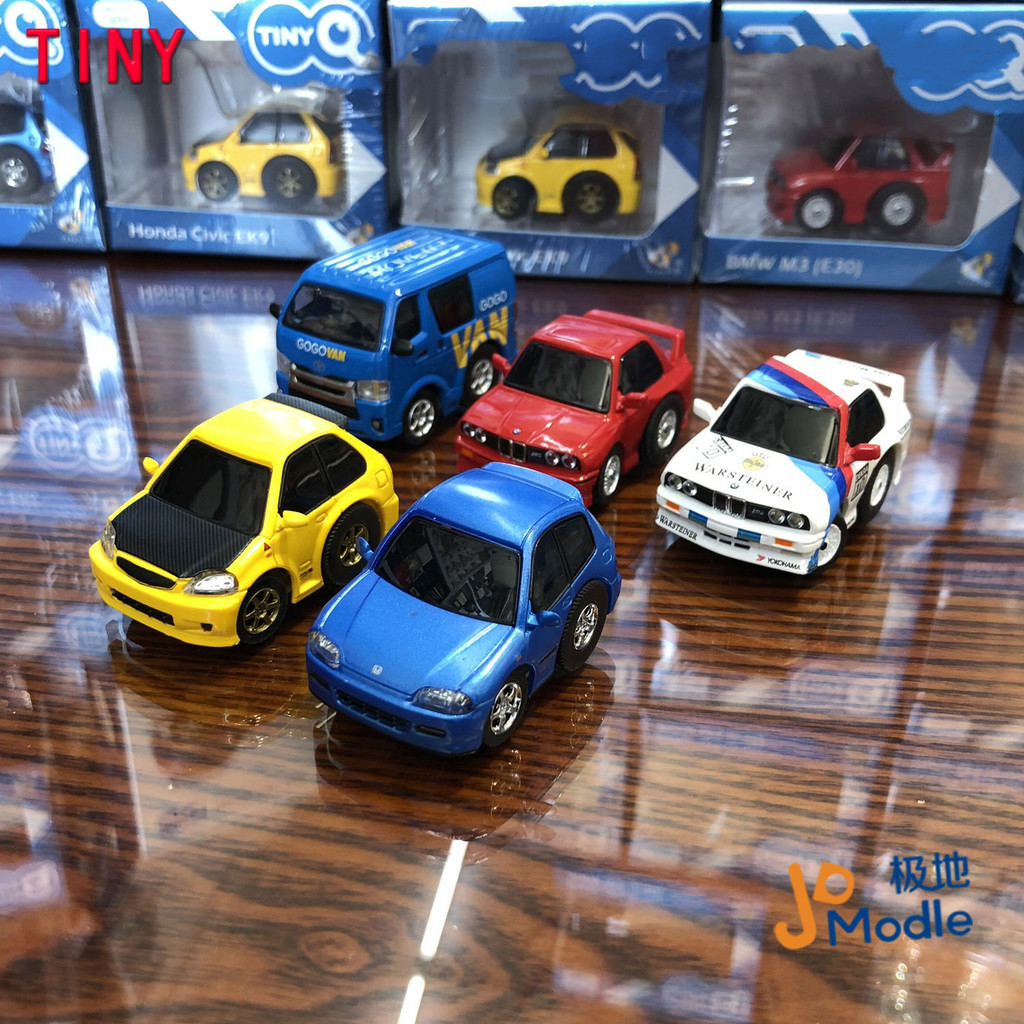 TINY Micro Shadow Q Car Civic EK9 BMW M3 E30 Toyota Sea Lion Car Model Out of Print Car Model
