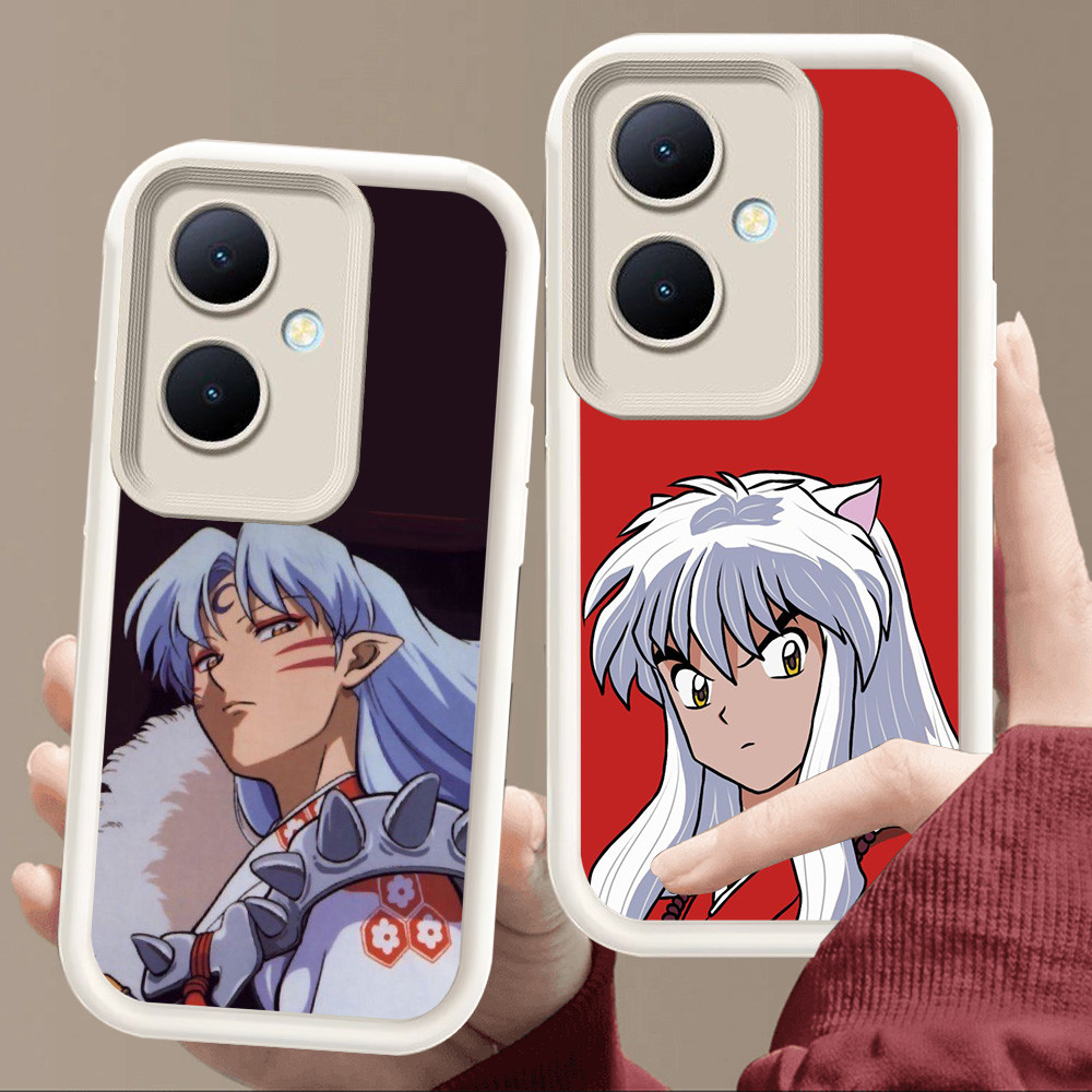 เคสสําหรับ OPPO Reno 8T 11 Pro 13F 11F 10 5G สีขาวนวล E26 InuYasha