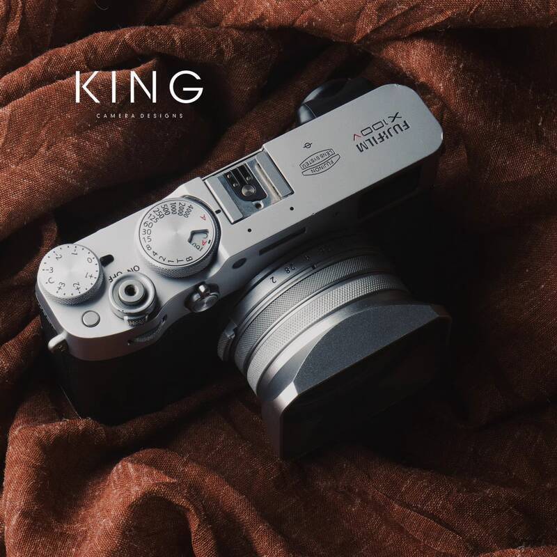 [สามชิ้น]Fujifilm X-100VI Square Lens Hood x100v Universal Adapter Ring Lens Hood Set