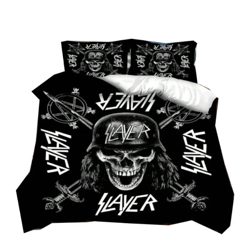 Slayer Metal Heavy Music Bedroom 3 ชิ้นสําหรับห้องสไตล์โมเดิร์นเรียบง่ายสําหรับเด็ก