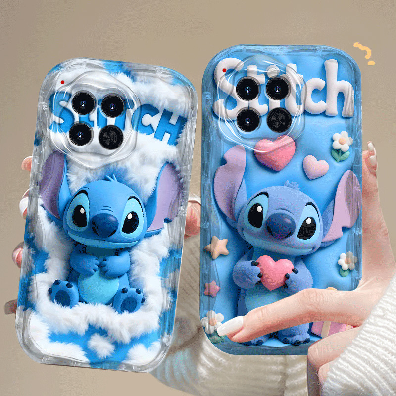 ปลอกสําหรับ TECNO Camon 30 40 Prime Pro 5G 4G CL679 หรูหราแฟชั่นน่ารัก Stitch การ์ตูน 2D ซิลิโคนนุ่ม
