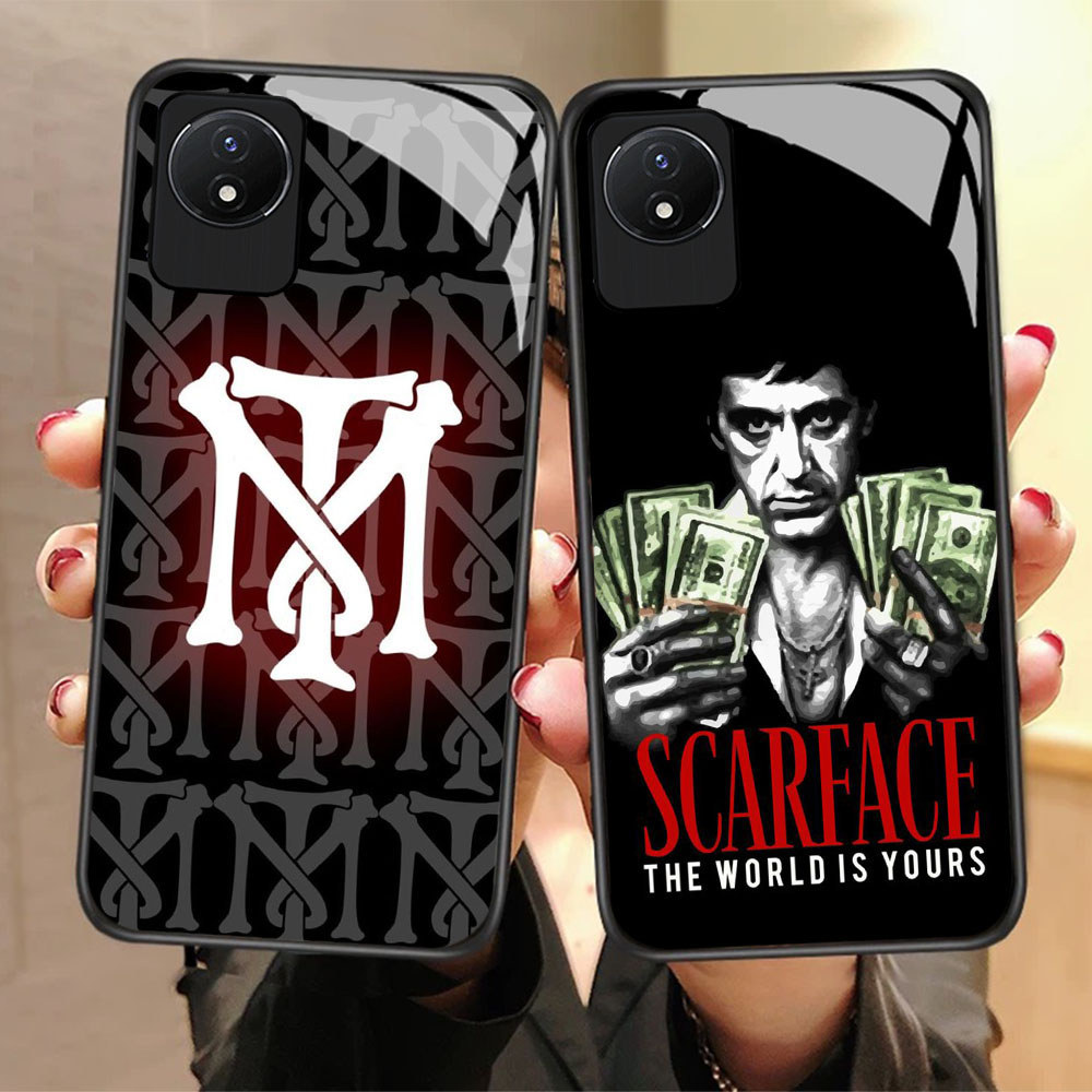 CK-89 Scarface Hero HD Glass Casing สําหรับ VIVO Y02 Y02A Y02T Y66 Y81i V19 Y67 Y81 V17 Y81S V5 Lite