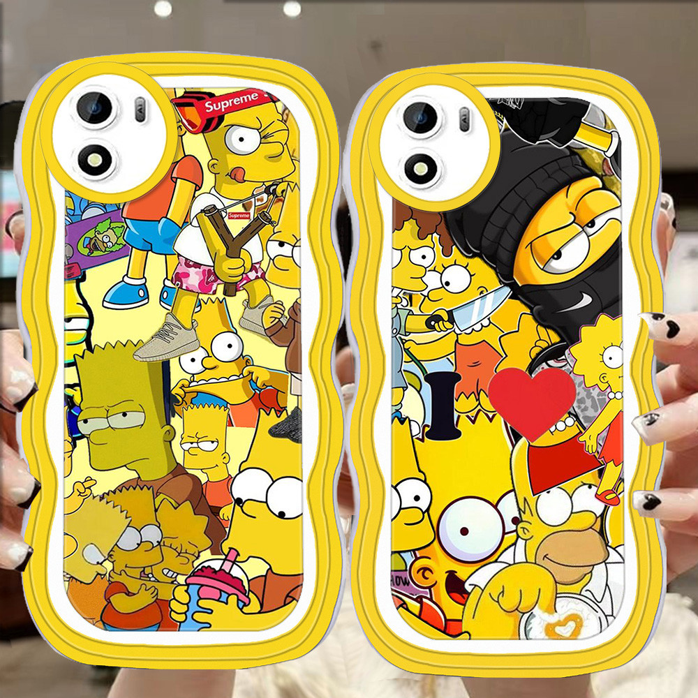 A-40 เคส TPU Simpson สําหรับ VIVO Y01 Y15a Y01a Y15s เคสใส