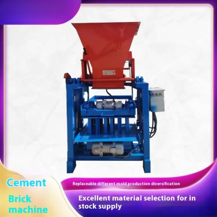 Cement Hollow Brick Making Machine, Concrete Block Forming Machine, Equipment, Unburned Brick Machi