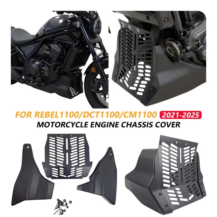 For Honda Rebel 1100 DCT 2021-2025 2024 CMX1100 Rebel1100 Motorcycle Engine Cover Sump Guard Bash P