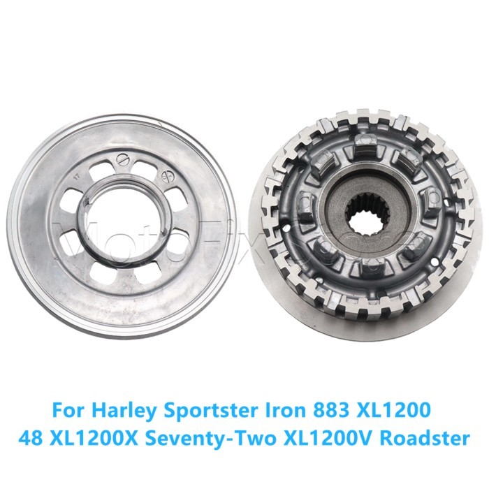 Clutch Pressure Plate And Inner Clutch Hub For Harley Sportster 883 XL1200 48 72 XL1200X XL1200V XL