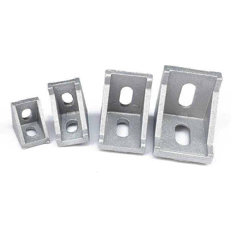 10Pcs Aluminum 2020 - 4545 Fittings Corner Angle Bracket For Connector Aluminium Profile CNC Router