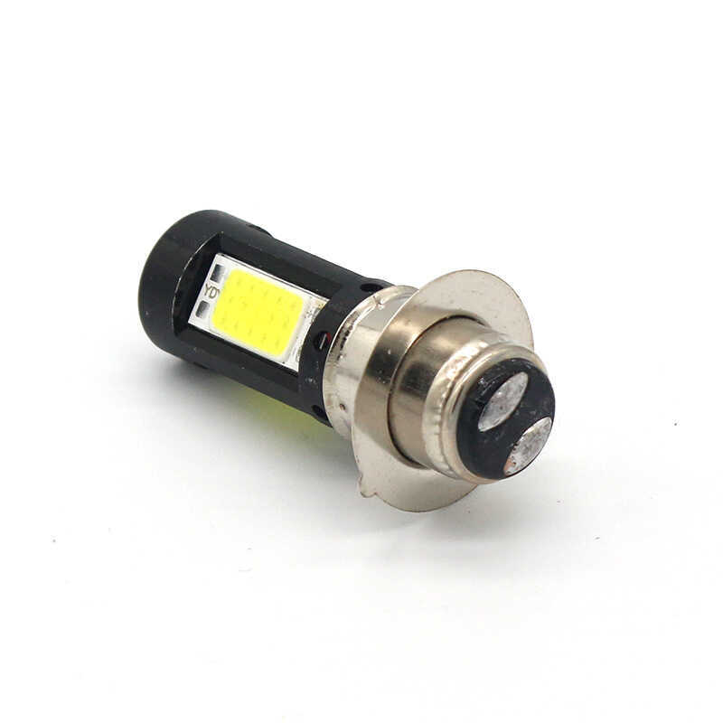 เลนส์ LED ไฟหน้ารถจักรยานยนต์ 4CO B Super Bright P15D BA20D H4 ไฟ LED รถไฟฟ้ารถหลอดไฟ