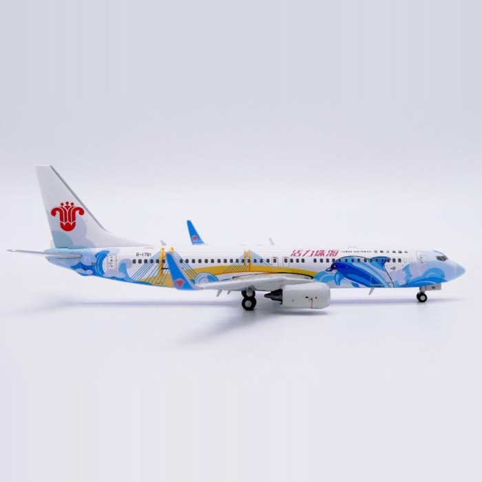 พร้อมสต็อก JC Wings 1: 400 China Southern Airlines B737-800 B-1781 เครื่องบินรุ่น Limited Edition รถ