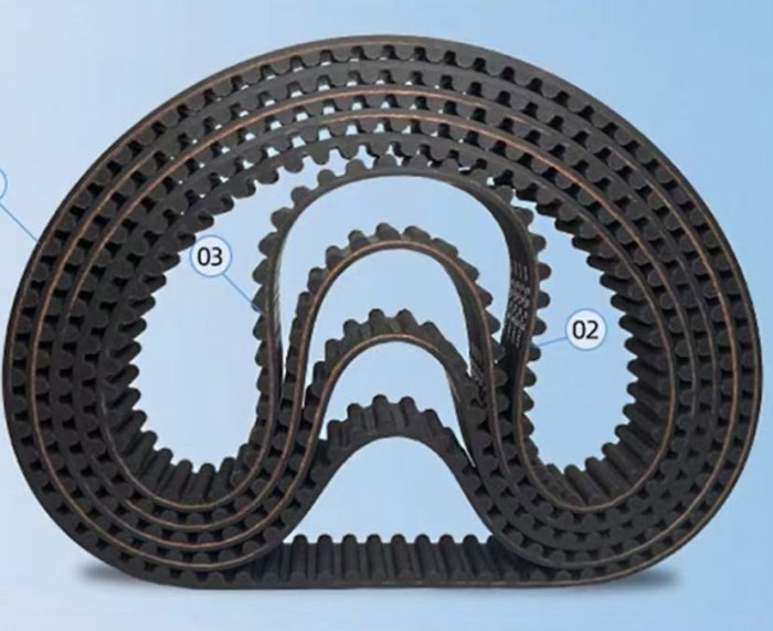 S2M-134 Timing Belt 67 Teeth 6mm Width Black Rubber