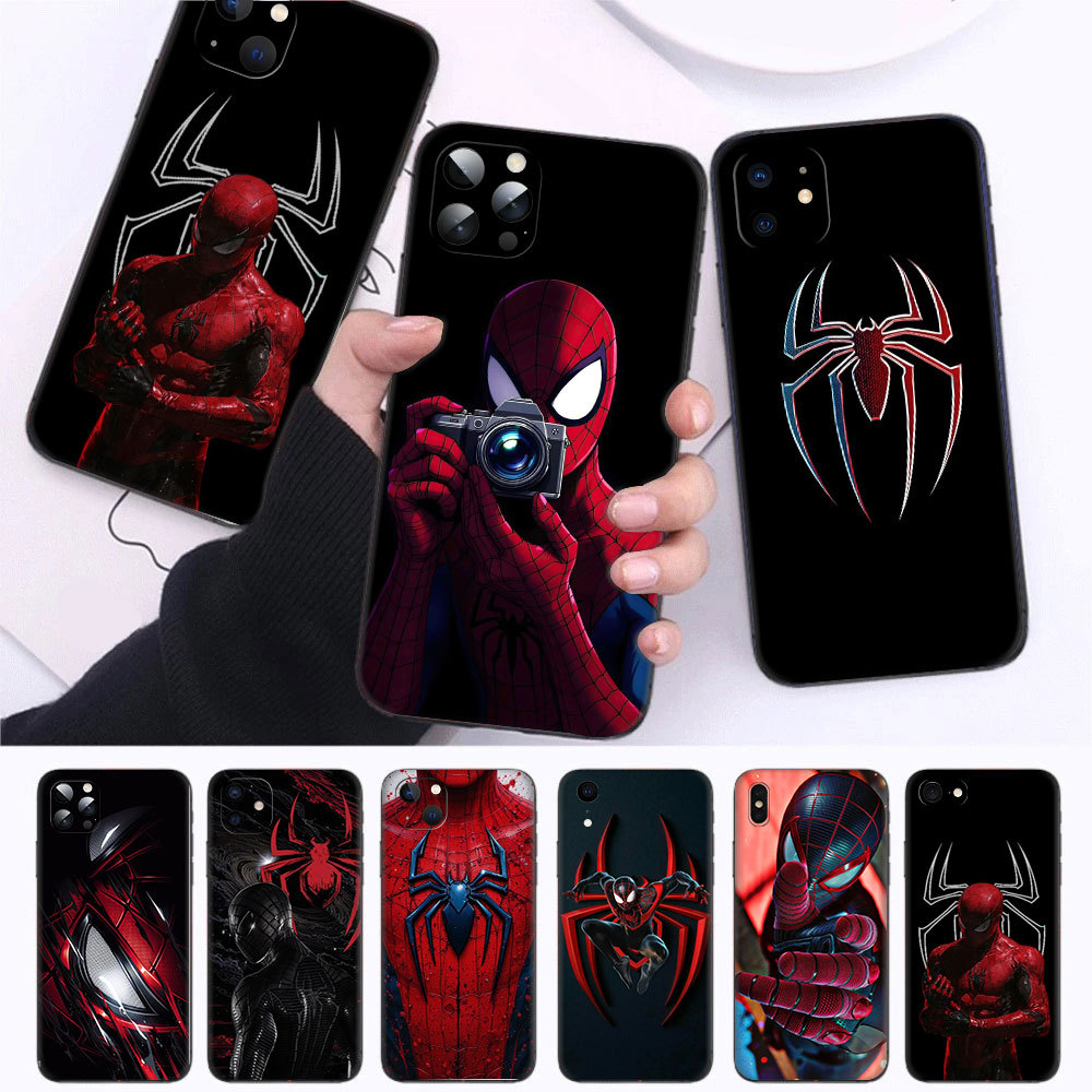 ประณีต Spider-Man ^YP-3 สําหรับ iPhone 5 5s SE 6 6s Plus 7 8 Plus SE X XR XS Max 11 Pro 12 ความเข้าก
