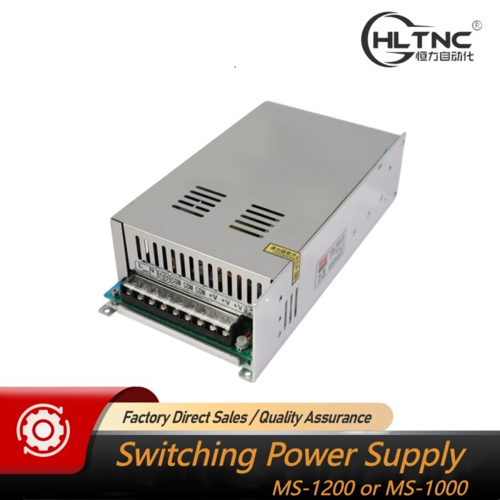 HLTNC High Power 1000W 1200W SMPS AC-DC 24V 36V 48V Switching Power Supply Source For CNC Router St