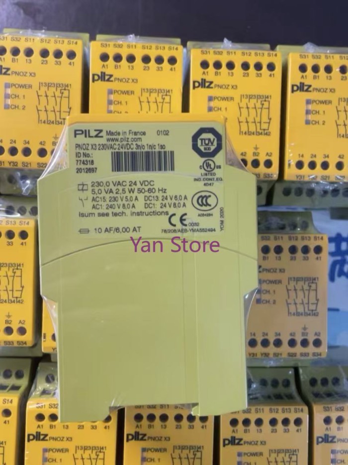 Original Pilz PNOZ X3 X3P X4 safety relay 774310/774315/774319/774318/774314/774311/777310/777313/7