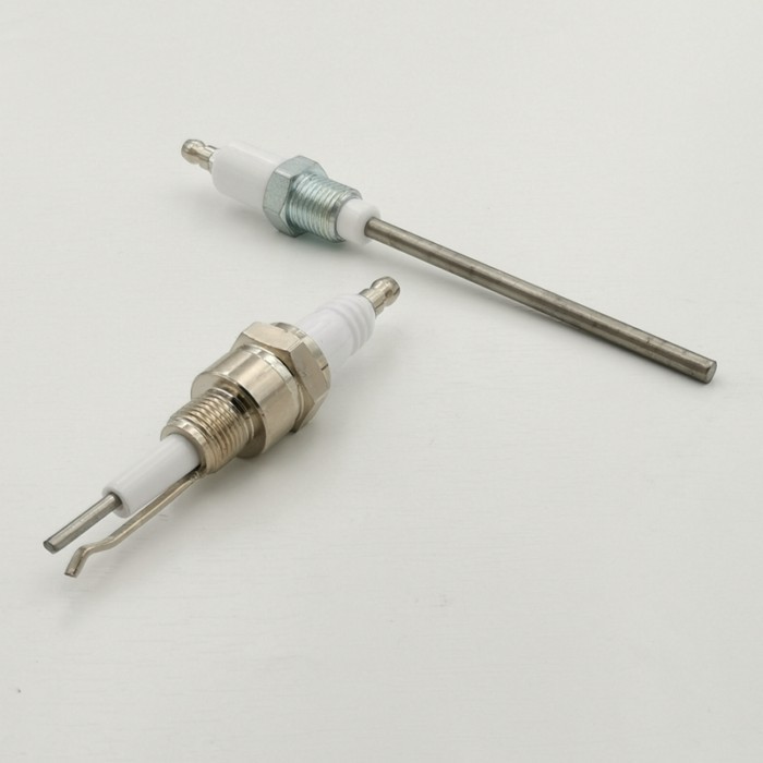 M14*1.25Ceramic Ignition Needle Burner Ignitor Parts Ceramica Electrode Spark Plug Boiler Natural G