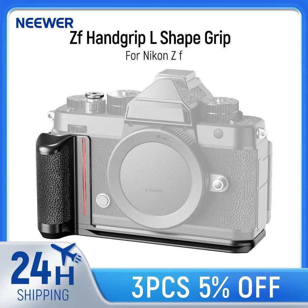 NEEWER Zf Handgrip L Shape Grip สําหรับ Nikon Zf Ultra Thin Retro Formfitting กล้องฐานยึดพร้อมที่จับ
