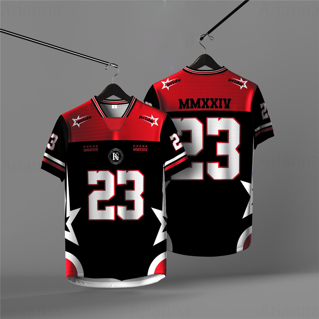 Free Custom ชื่อและหมายเลข2025 NFL Edition Jersey Baju Tshirt Lelaki Lengan Pendek Retro Collar Full Sublimation Microfiber Jersi Viral Unisex Teamwear Ootd