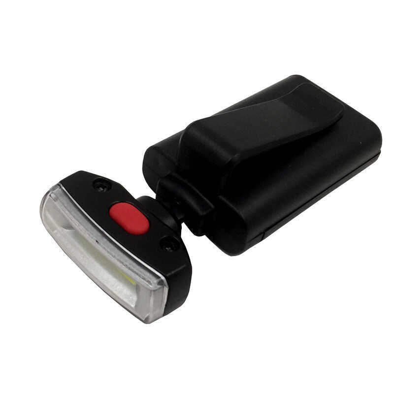 LICHAO Stand Super Bright COB Cap Light LED Clip Cap Light Clip Cap Head Light Dry Battery Type LC-9