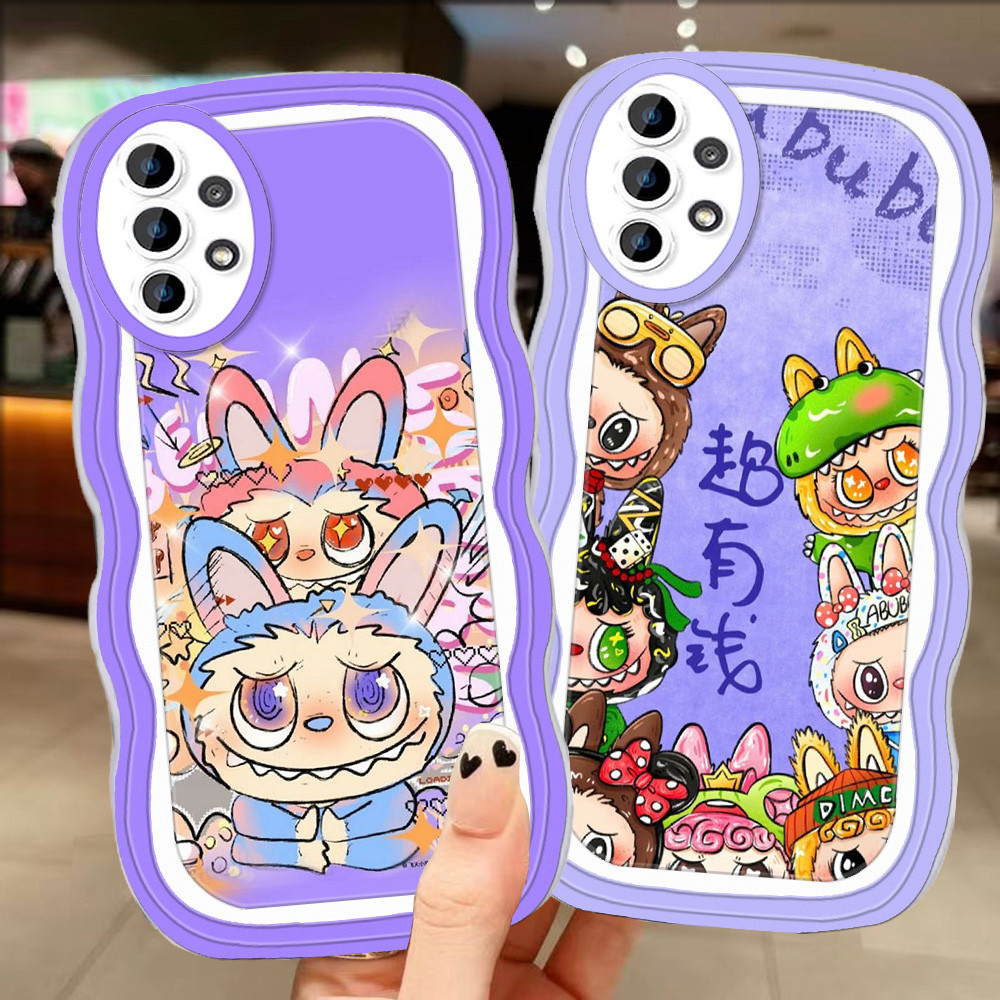 A-1 Labubu TPU Casing สําหรับ Samsung M14 A16 A15 A14 M23 F23 5Gเคสใส