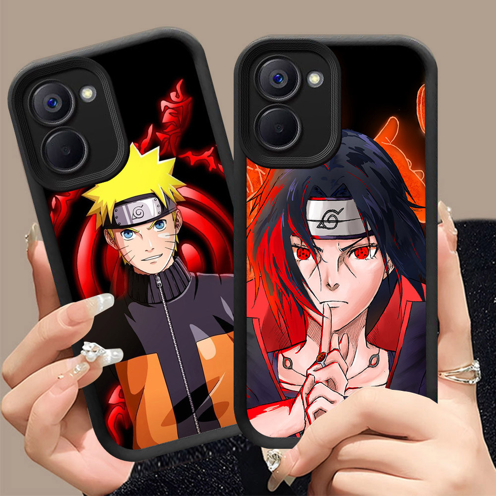 Q-26 Naruto ขาวดำเคสโทรศัพท์หรับ VIVO IQOO Y03T Y18S Z9 T3 Y03 Y18i Y18 LITE ปกสีชมพู