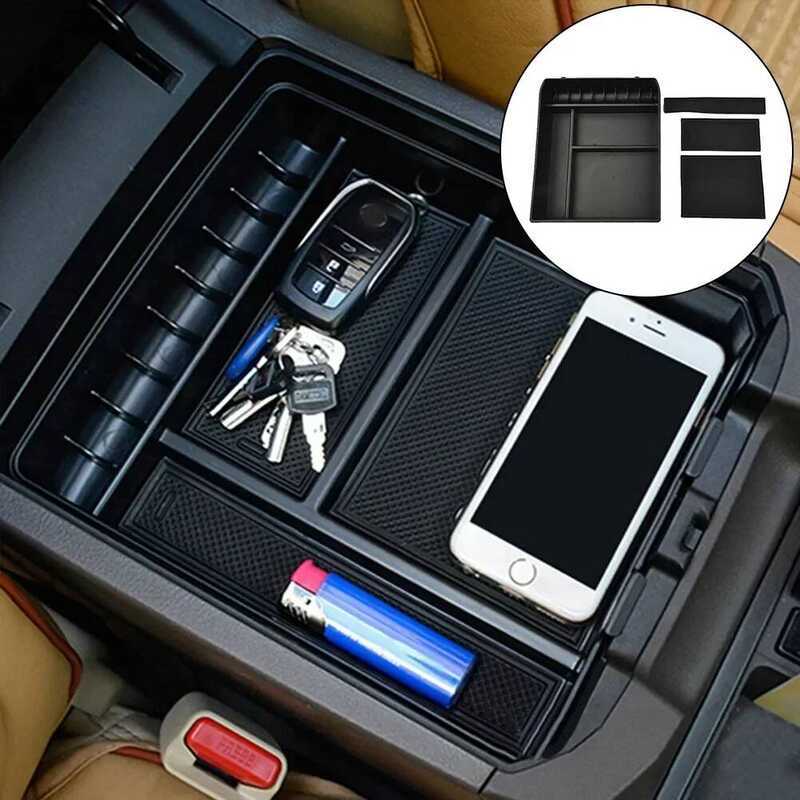 รถ Central Armrest คอนโซลกล่องเก็บ Toyota สําหรับ Prado FJ120 FJ 120 FJ150 150 2003-2019 20.7x24.5 ซ