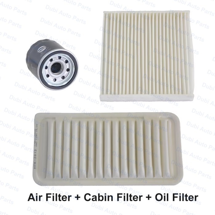 2/3Pcs Filters Set For Toyota 86 ZN6 2.0L 2012- 152083J400 1780122020 9586063J00 Engine Oil Air Cab