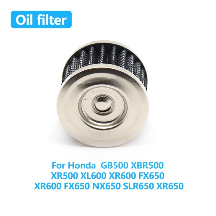 Motorcycle Accessories Engine Oil Filter For Honda GB500 XBR500 XR500 XL600 XR600 FX650 XR600 FX650