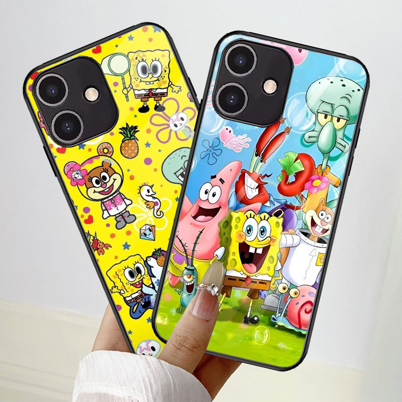 B-29 SpongeBob Casing สําหรับ OPPO Reno A5i A3 13 A3X A79 13F 5G Tempered Glass Case