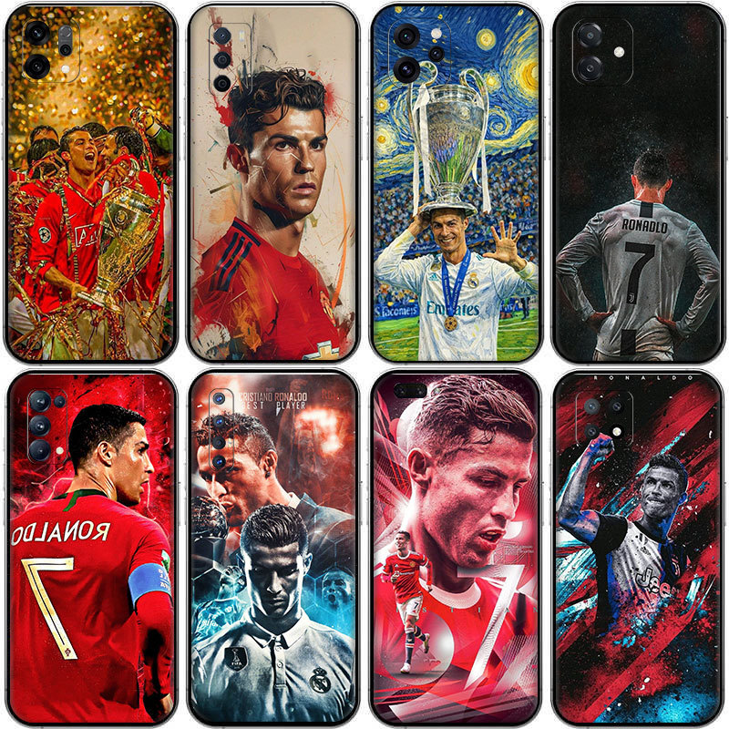 Top scorer Cristiano Ronaldo CR7 ^FC1 สําหรับ OPPO Reno 8T 7 lite 7z 6 11F 12F A15S A16S A16k A16E ค