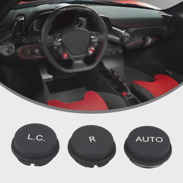 Original 3pcs Transmission Control Instrument Panel L.c&r&auto Button For Ferrari 430 612 599 F1 Re