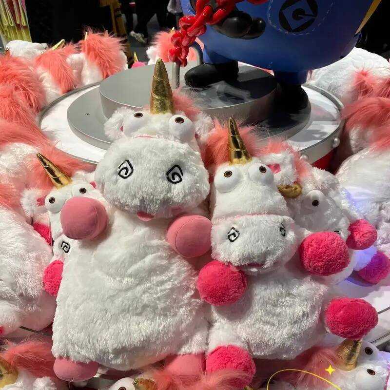 versal Studios Souvenir Despicable Me Agnes Unicorn Gru Plush Doll Plush Backpack Cute Pink Unicorn
