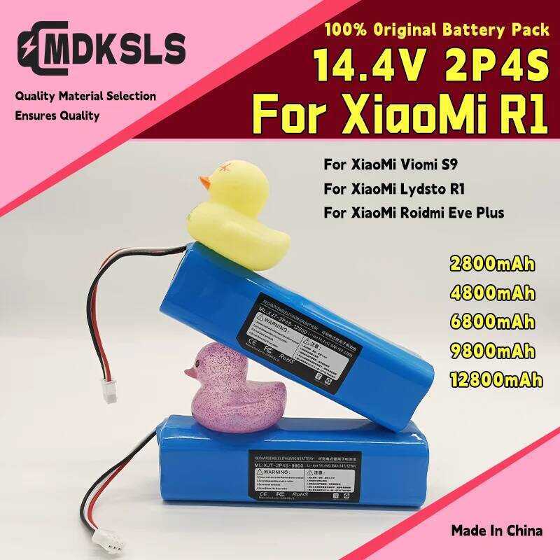 26 100% Original For Xiaomi Viomi S Lydsto R1 Roidmi Eve Plus 14.4V Lithium Battery 2P4s 480 680 80