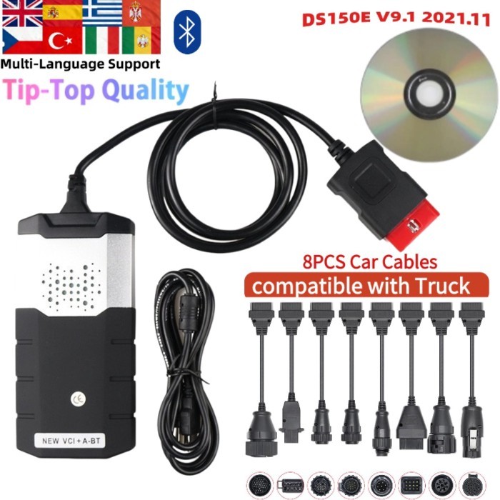 Cd Vd Ds150e pro V3 NEC Obd2 Scanner VCI KEYGEN 2021.11 Car Truck ds150 2024 v3 bluetooth Obd Scann