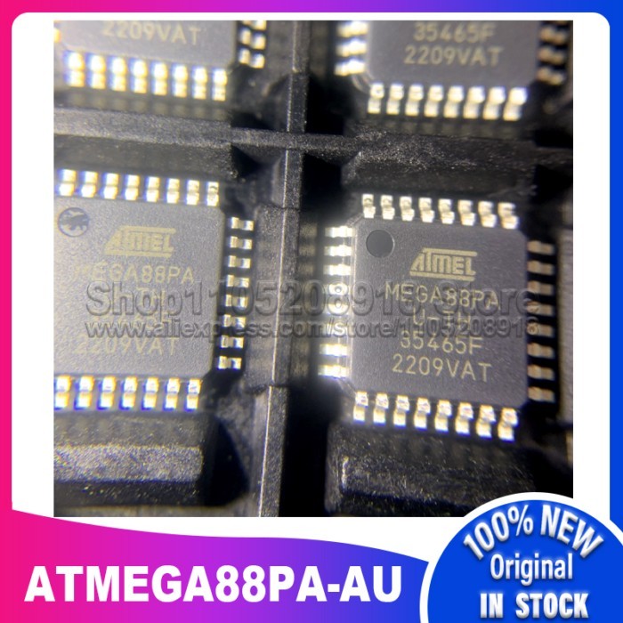 10PCS/LOT ATMEGA88PA-AU MEGA88PA-AU U-TH 100% New Spot stock