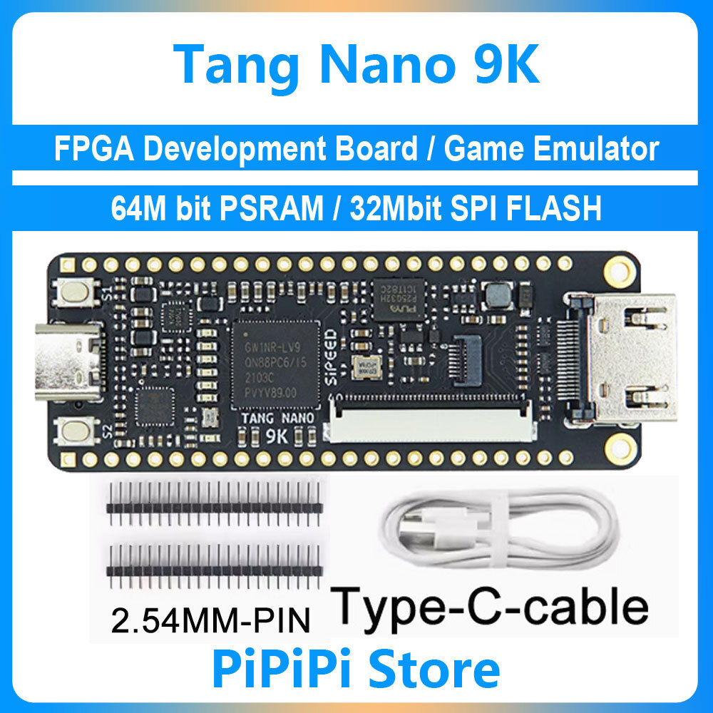 Sipeed Lichey Tang Nano 9K FPGA MINI Development Board Game Emulator GOWIN GW1NR-9 RISC-V HDMI risc 