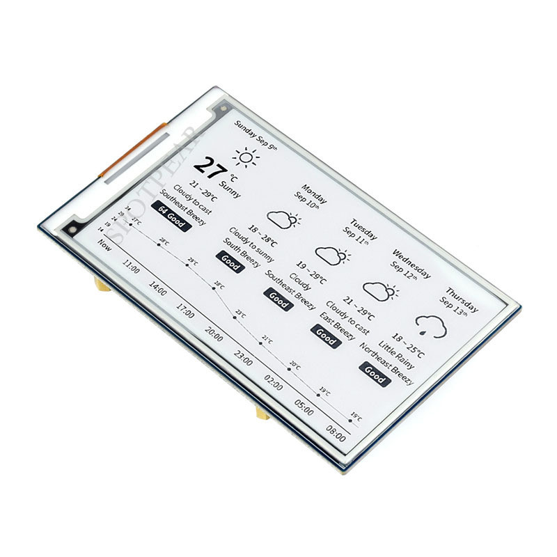 Raspberry Pi E-Paper 4.26 นิ้ว E-link หน้าจอหมวก 800x480 สีดํา/สีขาวสําหรับ Arduino/Jetson/STM32