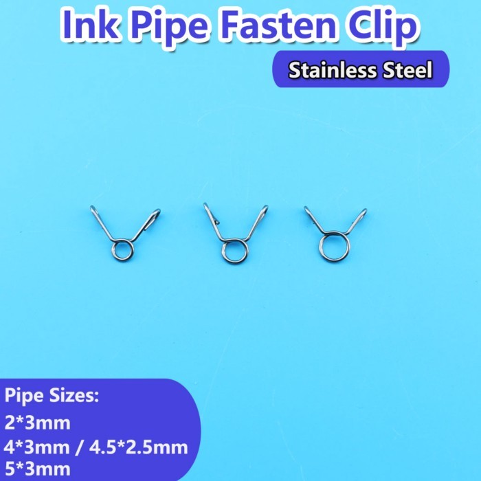 10 Pcs/Lot Ink Tube Fasten Clip For Epson L18050 L8050 L1800 L805 ET8550 L8180 XP-15000 Printer Dam