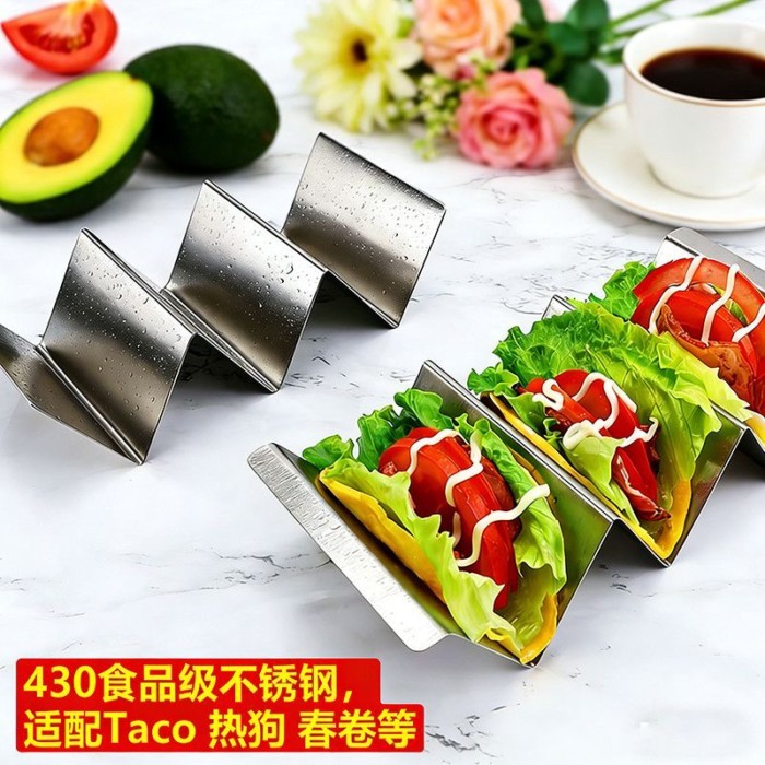 Taco Holder ที่วาง Taco สแตนเลส ที่วาง Taco ที่วาง Taco ข้ามพรมแดน