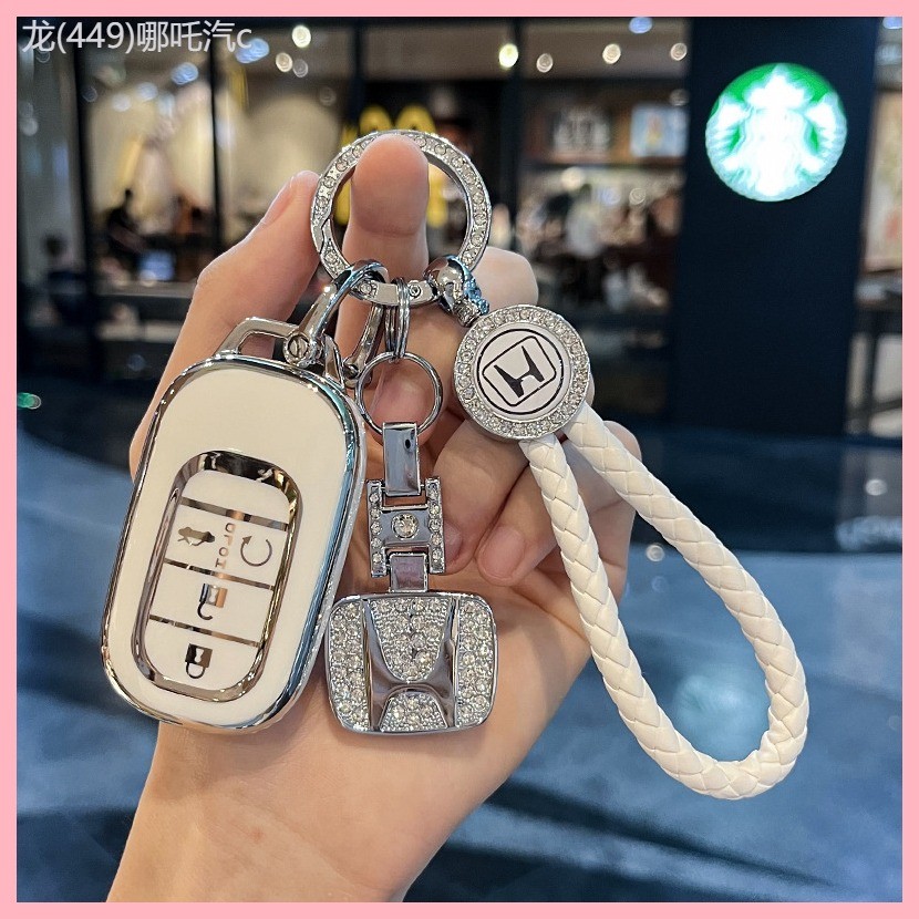 【2023-2025】 รูปภาพที่ใช้บังคับฝาครอบกุญแจซีวิครุ่นที่ 11 2023 crv Haoying zrv หัวเข็มขัดกระเป๋ากุญแ