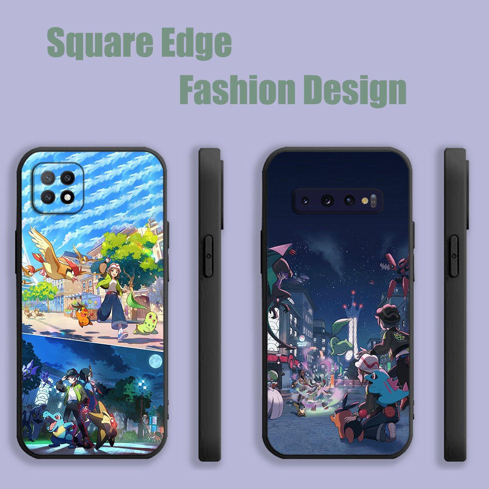ปลอกสําหรับ Vivo Y02t V29e Y17s pokemon Pokémon ZA SAMPLE Legends BOJ16 เคสโทรศัพท์ขอบสี่เหลี่ยม