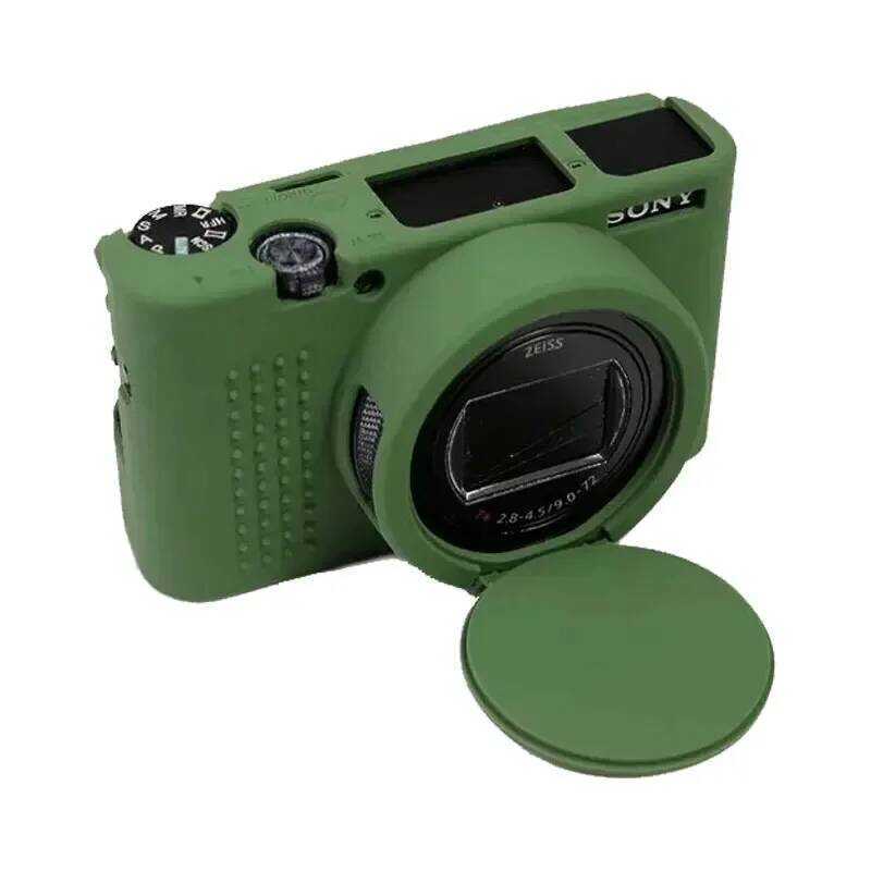 ▥ Nice ซิลิโคนสําหรับกล้อง Sony Cyber-Shot Rx100vii Rx100 Mark VII Rx100m7 ยางผิว