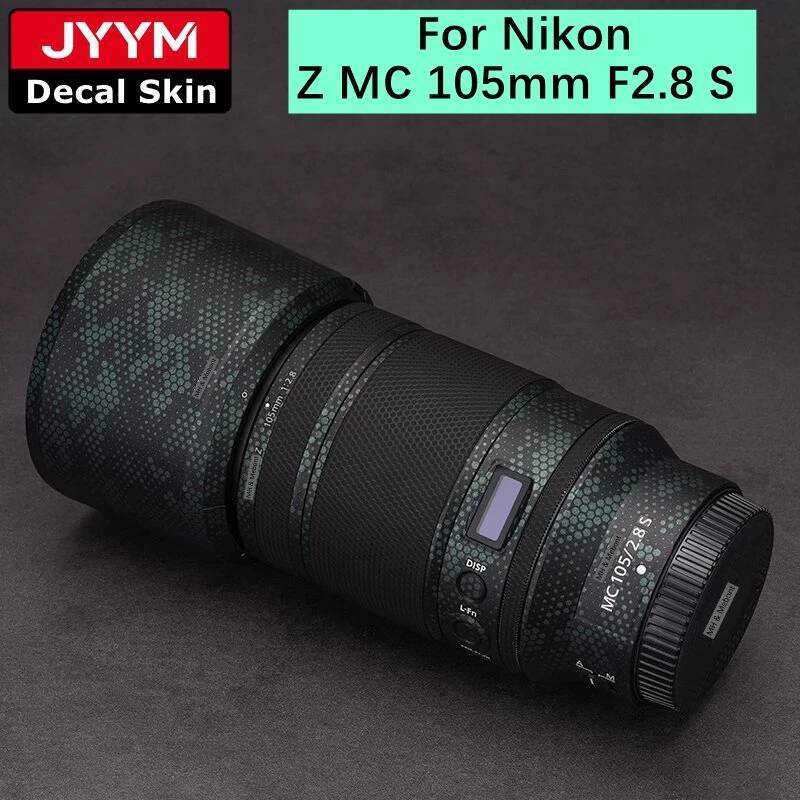 Z MC105/2.8 S สติกเกอร์กล้องเลนส์ Coat Wrap ฟิล์มป้องกันไวนิล Decal ผิวสําหรับ Nikon Z Macro 105 มม.