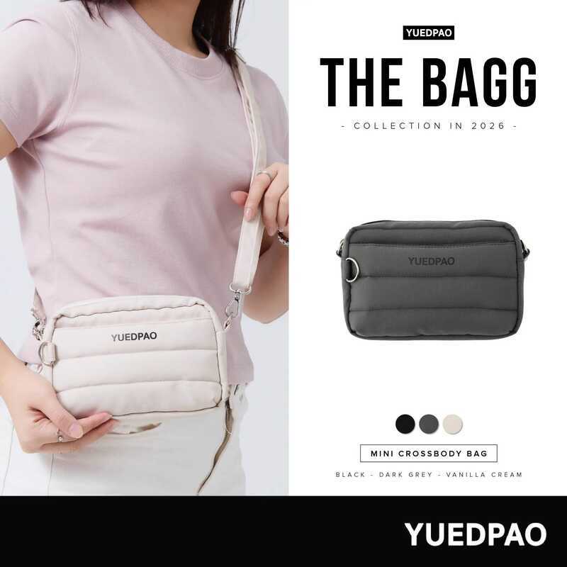 C2d Yuedpao Mini Crossbody Case Bag กระเป๋าสะพายข้างแฟชั่น กระเป๋าอเนกประสงค์ กระเป๋ายืดเปล่า ยินดี