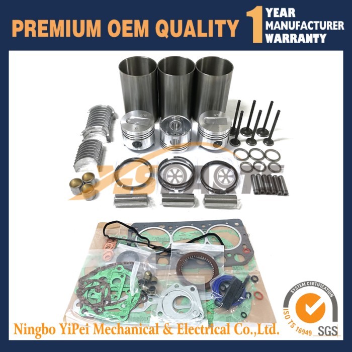 S3L2 Overhaul Rebuild Kit Piston Ring Cylinder liner Gasket for S3L Mitsubishi EB250 EB300 EB306 Ex