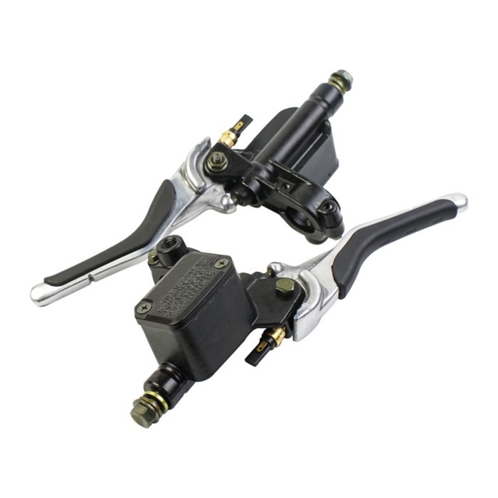 Motorcycle Rear Brake Clutch Master Cylinder Reservoir Left and Right Levers for Yamaha YQ50 Aerox