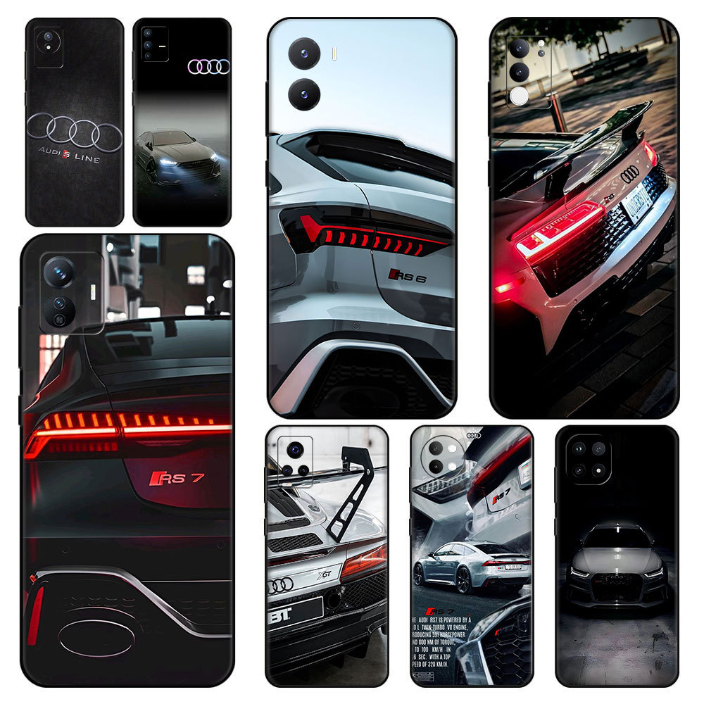 Audi RS 6 7 8 รถกีฬามีสไตล์ ^GL-6 สําหรับ Vivo U3 Y19 S1 S16 Pro S17 T S19 PRO T3 Z9 V5 lite Y67 V5s
