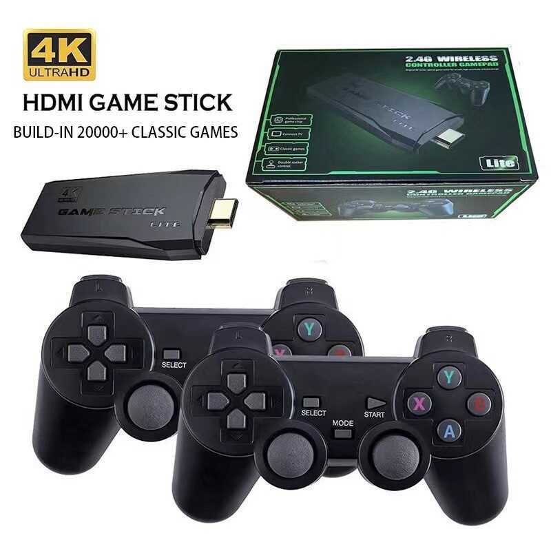 M8 เกมคอนโซล HD 4K Home TV Classic Dual Wireless Gamepad HDMI Home Game