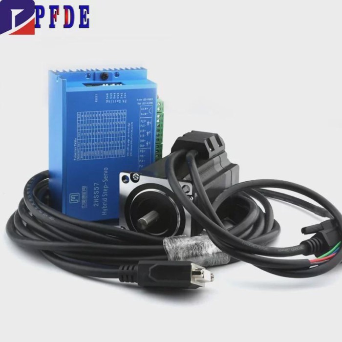 JMC NEMA23 2 Phase Hybrid Servo Motor 57j1880ec-1000-Ls Torque 2nm Driver 2HSS57 Hybrid Servo Motor