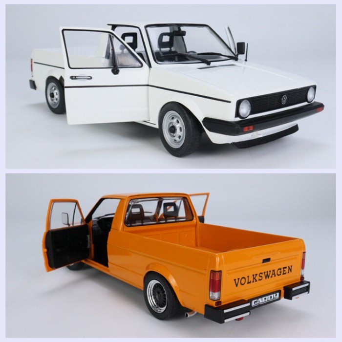 Solido Solido Volkswagen Caddy MK.1 Double Door Alloy Car Model ผลิตภัณฑ์สําเร็จรูป